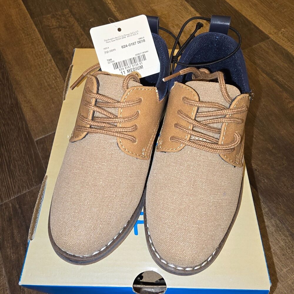Thereabouts Little & Big Boys Mackem Oxford Shoes 11M Toddler